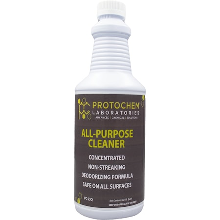 Protochem Laboratories Lemon All-Purpose Cleaner And Deodorizer, 32oz., EA1 PC-23Q-1